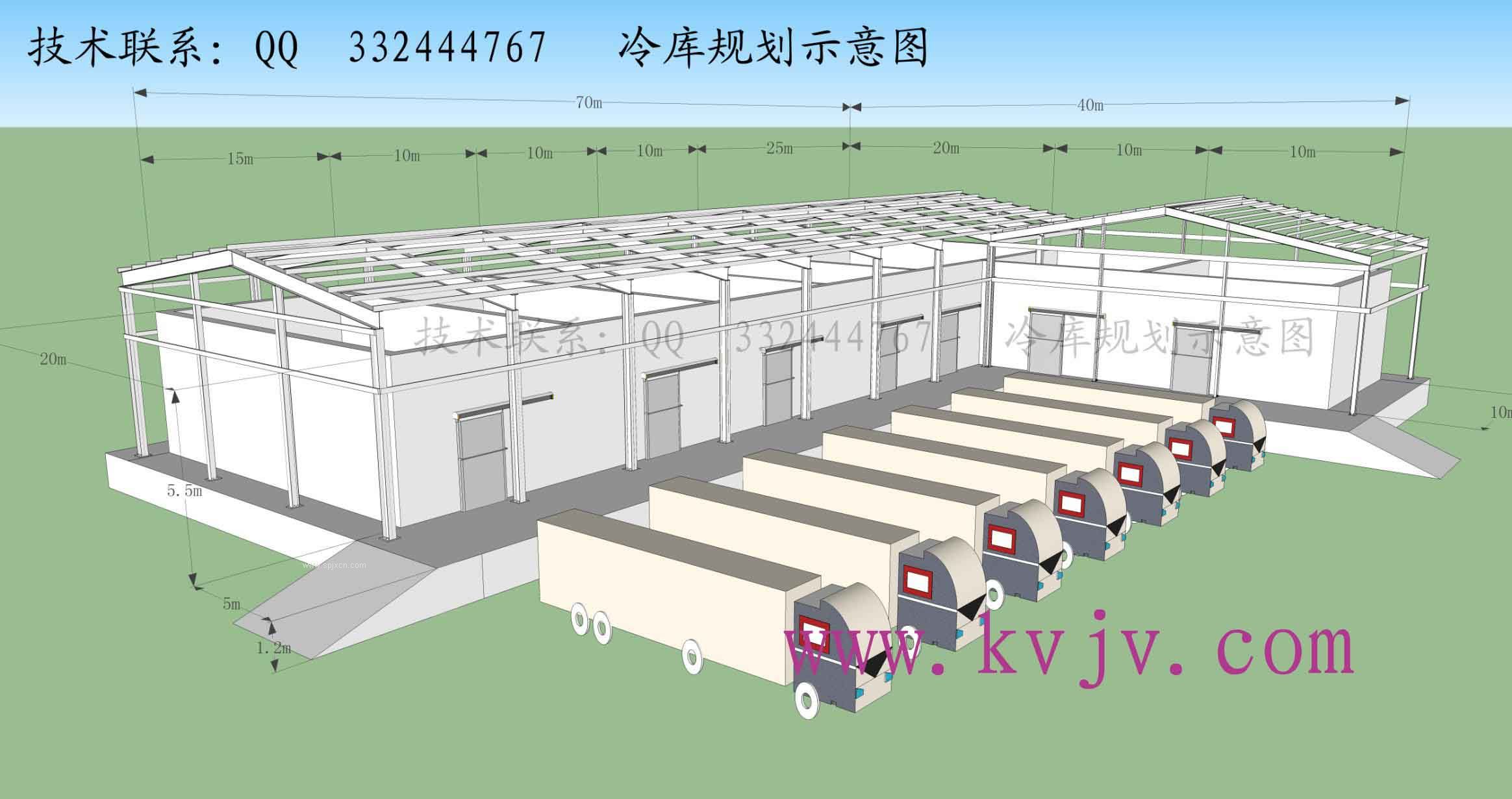8000立方西紅柿冷庫項目建造